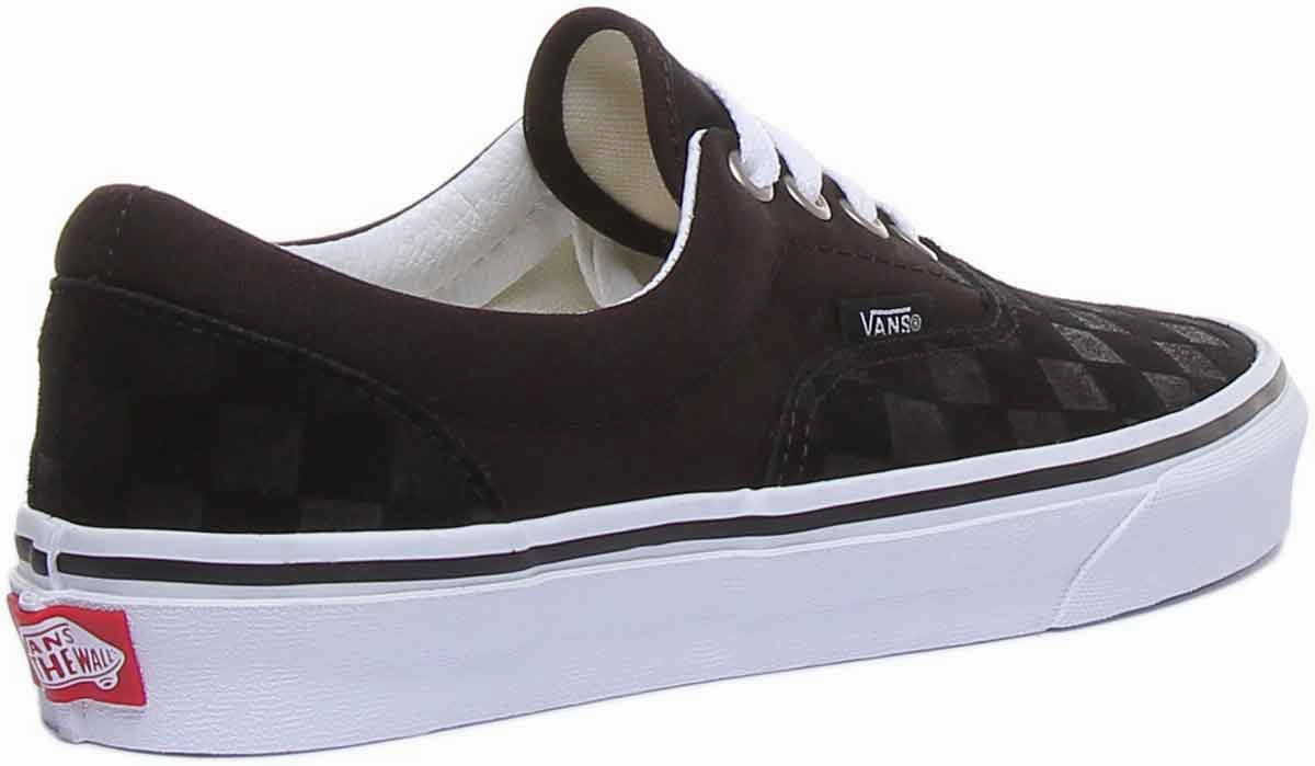 Joint Care Vans Classic Era Check In Black White For Women