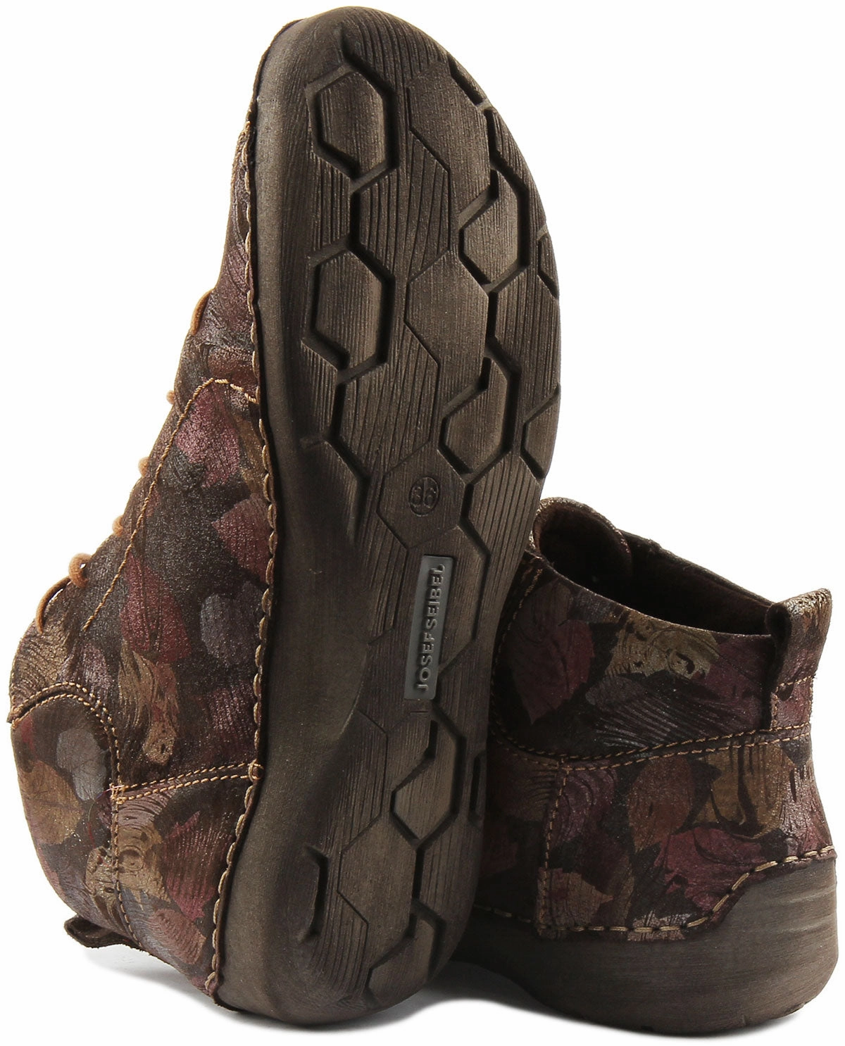 Josef Seibel Fergey 97 Ankle Boots In Brown For Women Trail Cushion Gear Boots