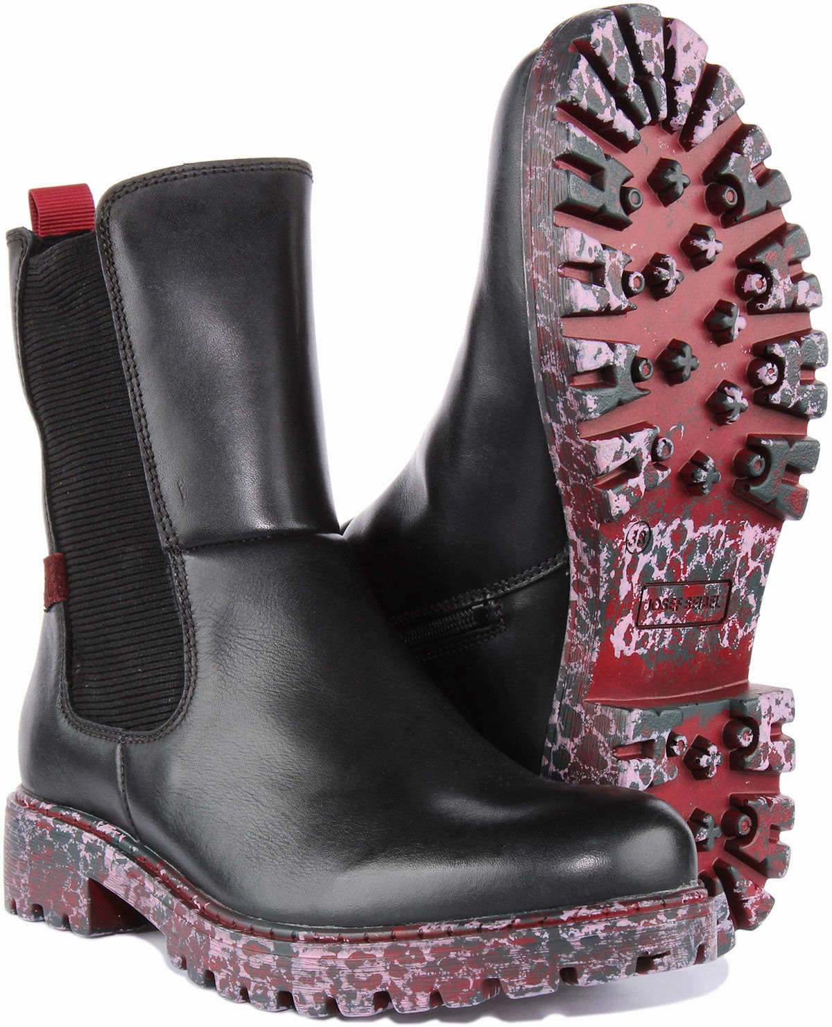 Josef Seibel Marta 12 In Black For Women Mountaineering