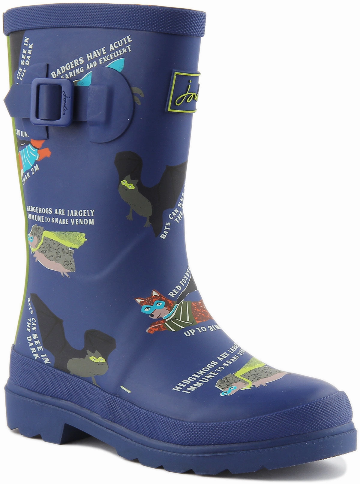 Quick Dry Boots Joules Junior Welly Print In Blue Multi For Kids