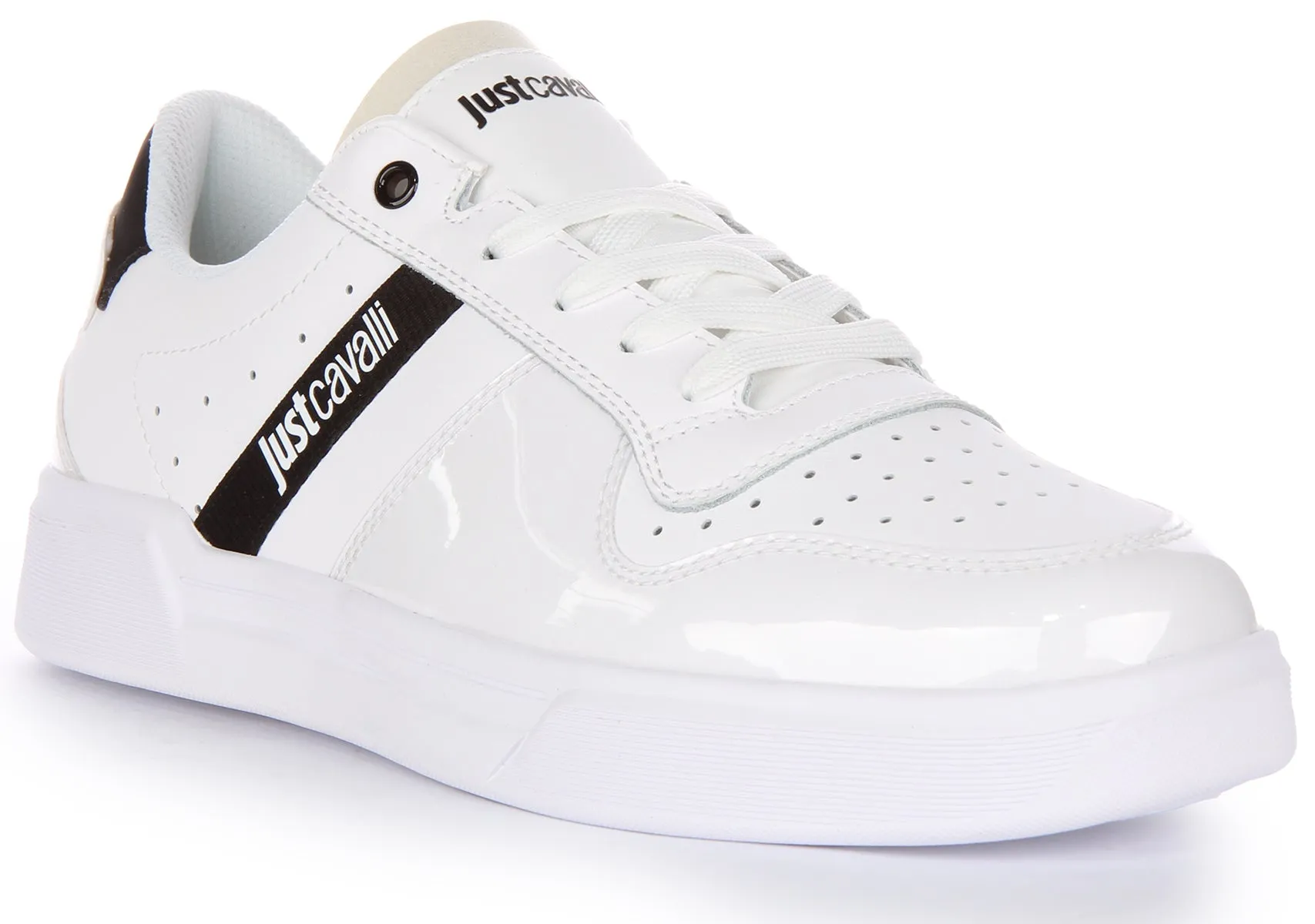 Washable Just Cavalli Fondo Minimal In White For Men