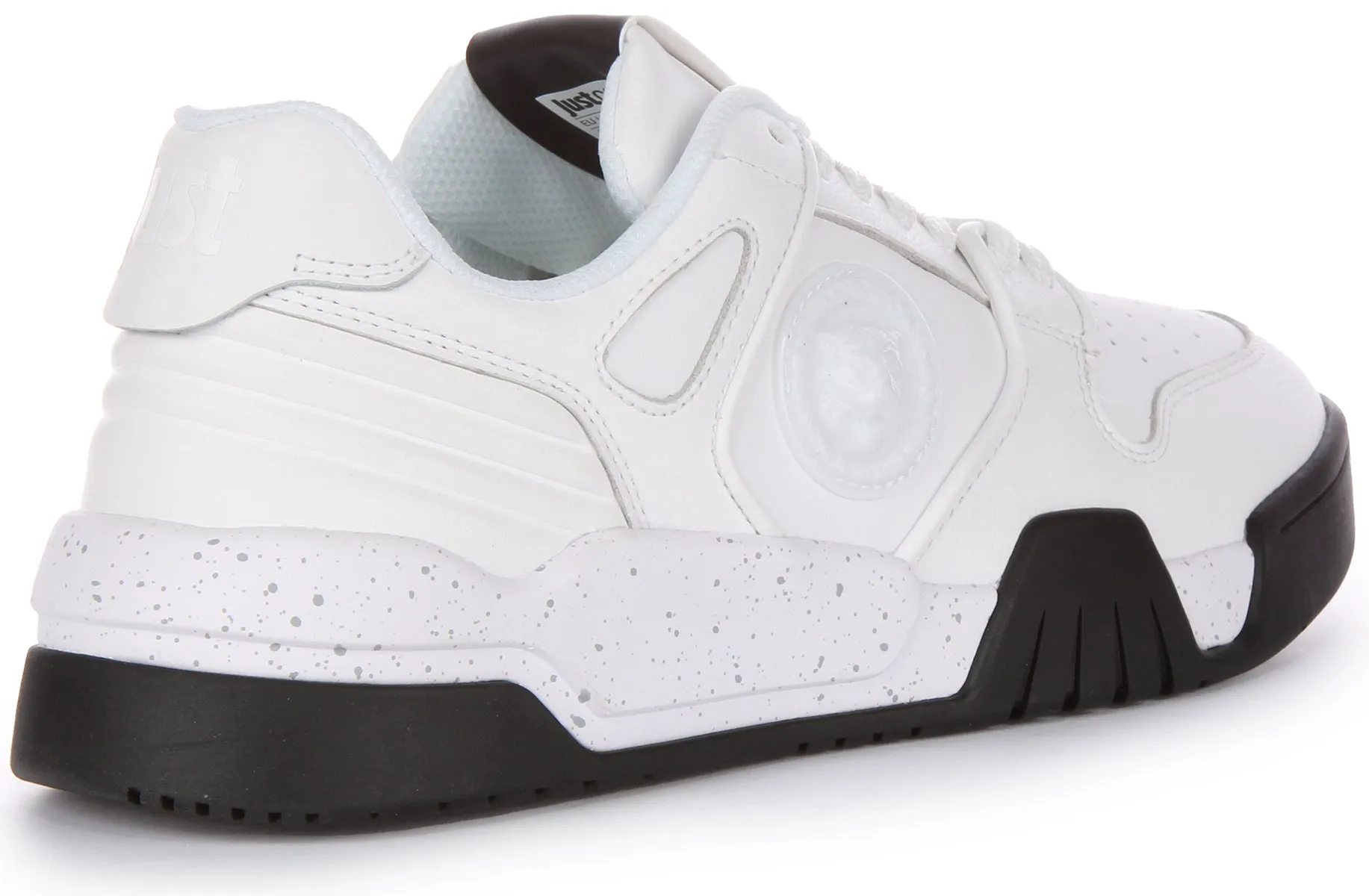 Just Cavalli Fondo Style In White Black For Men Fast Fit