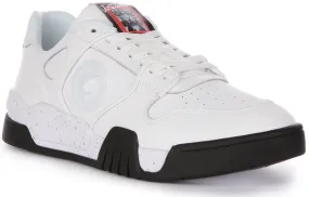 Just Cavalli Fondo Style In White Black For Men Outsole grooves promote better grip and motion control Quick lacing