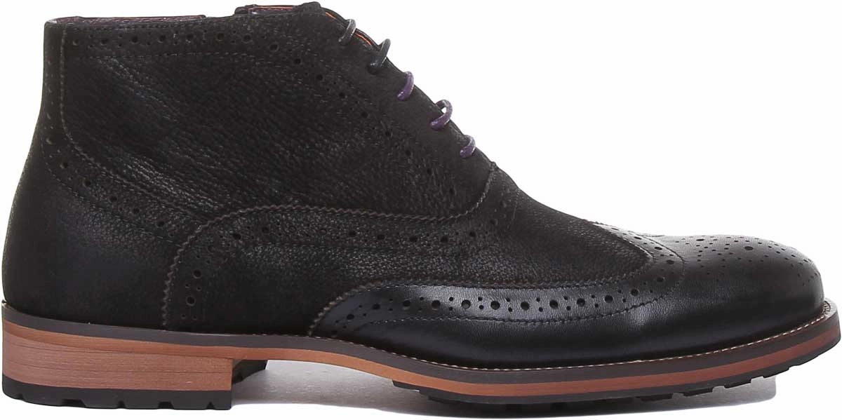 Justin Reece England Bruno In Black Stylish Look