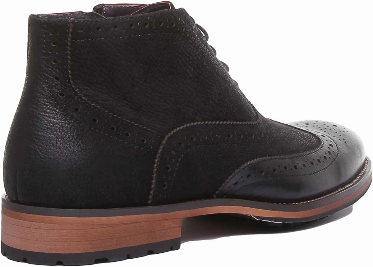 Justin Reece England Bruno In Black Stylish Look