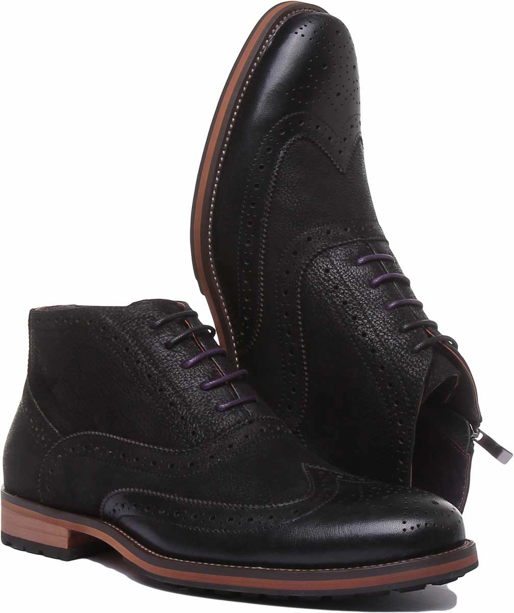 Justin Reece England Bruno In Black Stylish Look