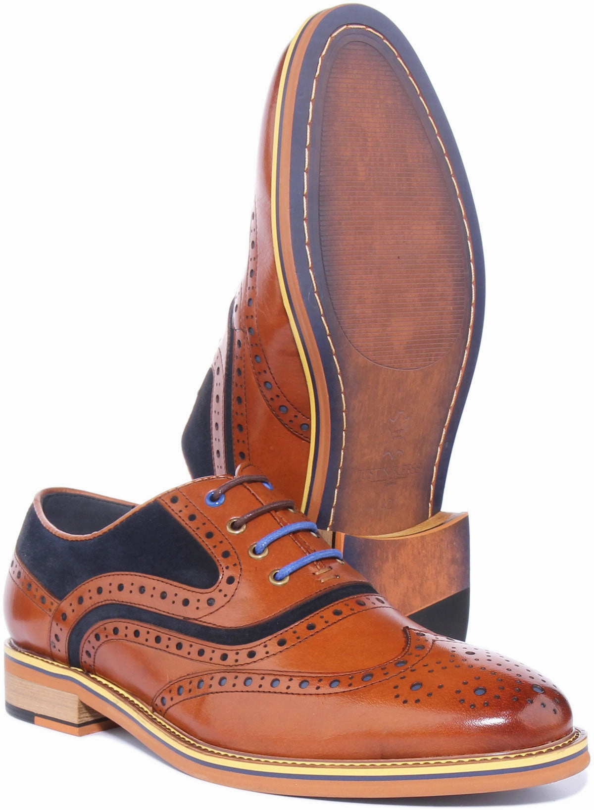 Justin Reece England Bryan In Brown Light Comfort Step