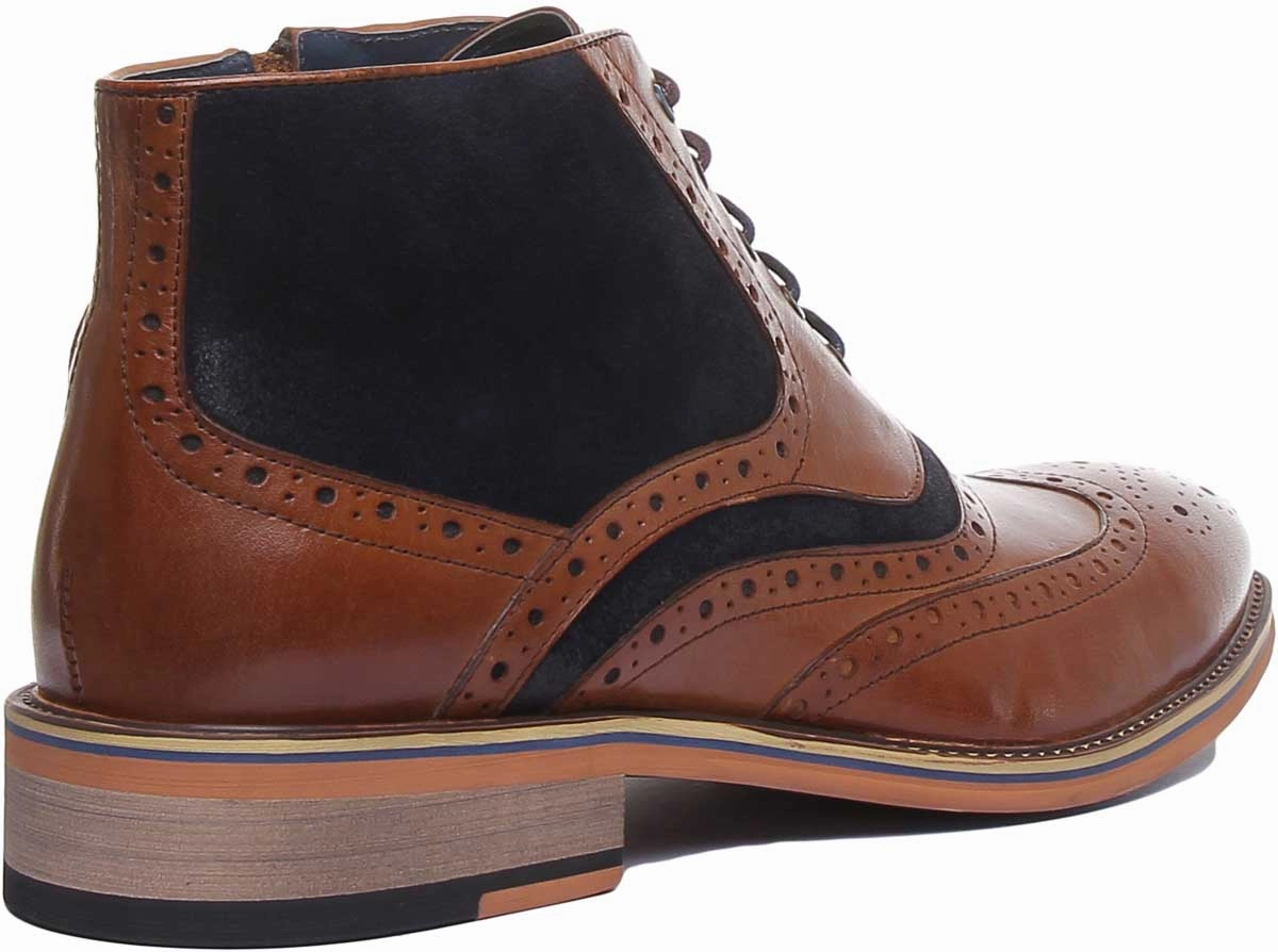 Justin Reece England Hawkin In Brown Blue Unshakable Grip