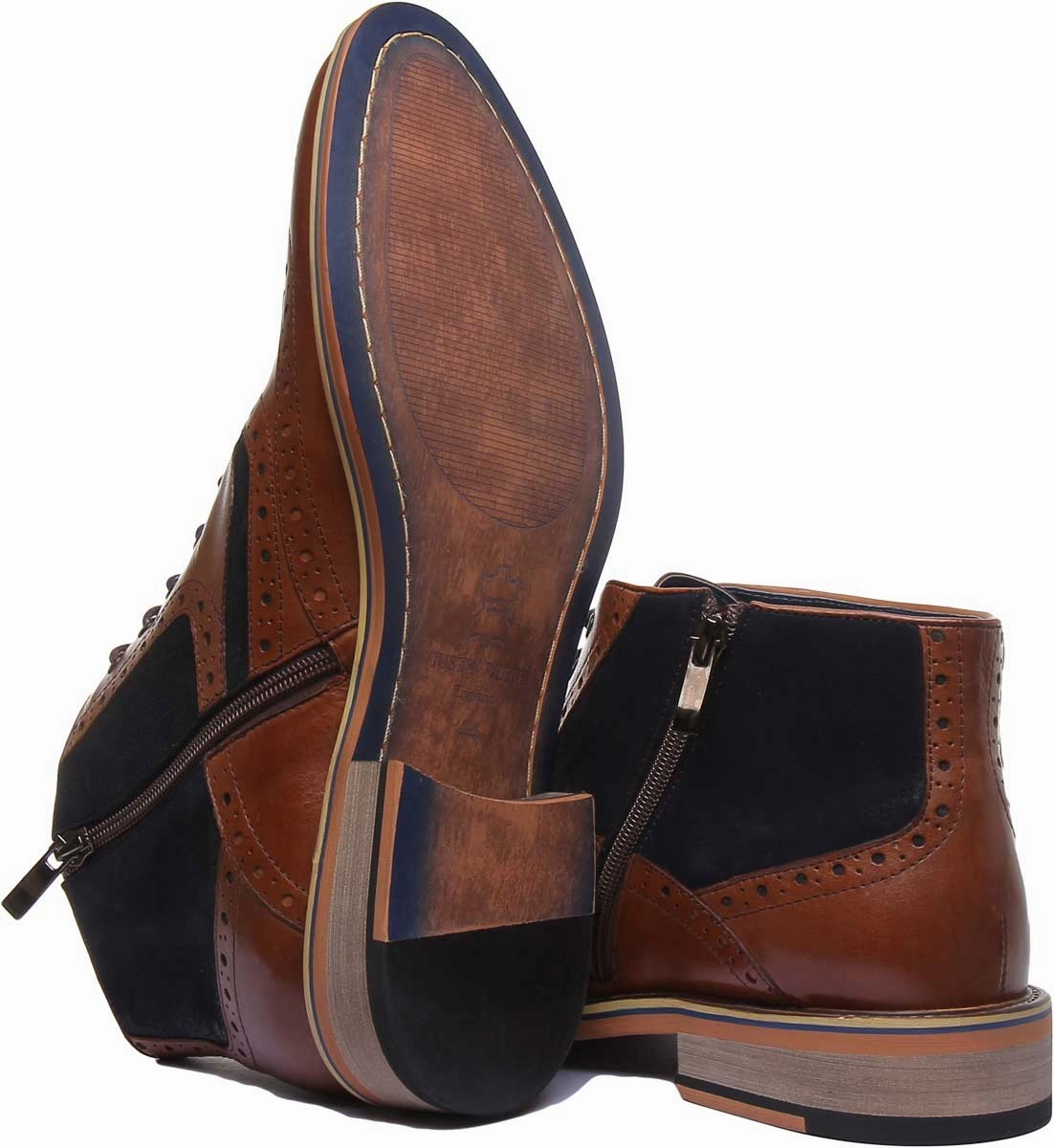 Justin Reece England Hawkin In Brown Blue Unshakable Grip