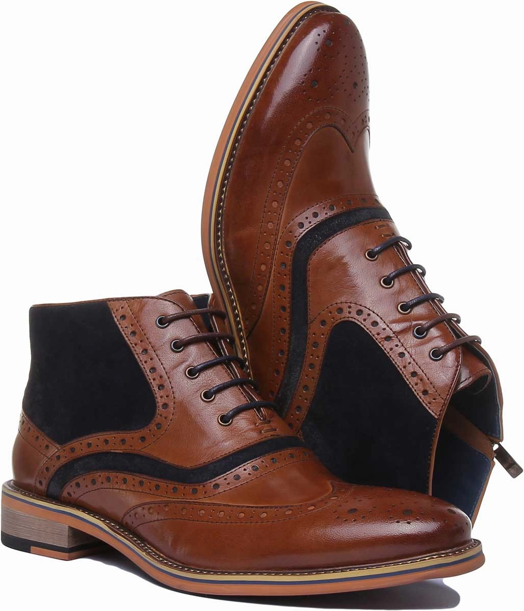 Justin Reece England Hawkin In Brown Blue Unshakable Grip