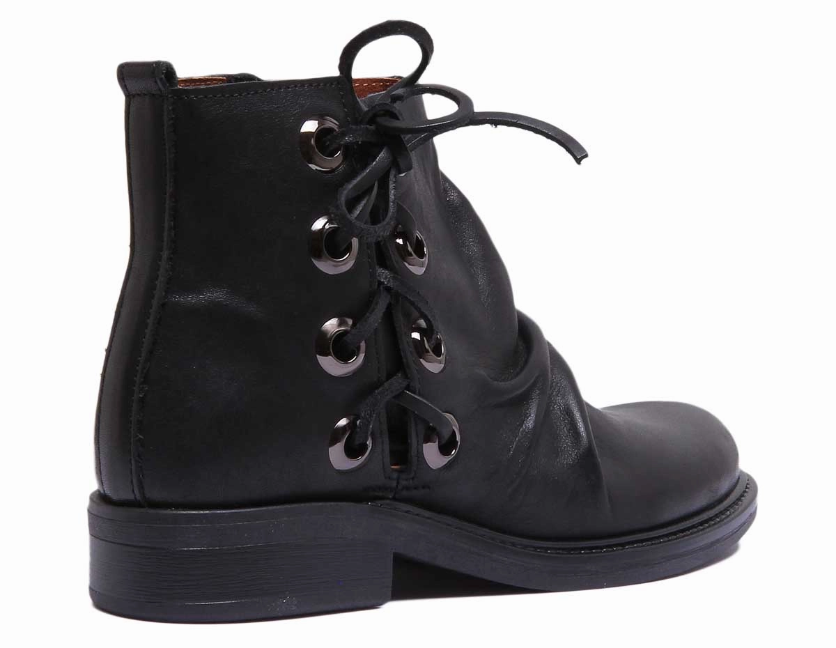 Justin Reess England 6550 In Black Foot Shock Absorption