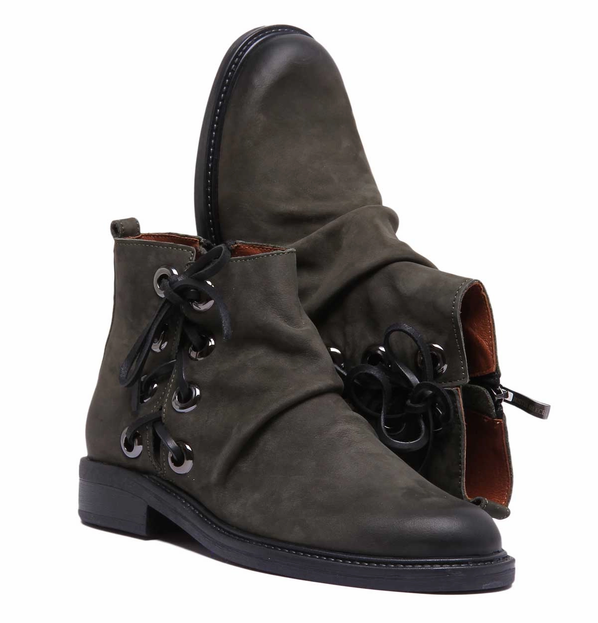 Justin Reess England 6550 In Olive Mountain Ready Boots Gear