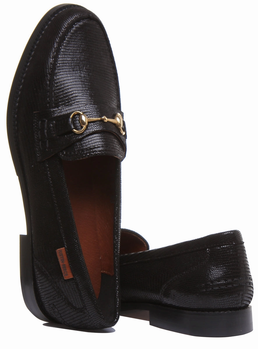 Justin Reess England 8800 In Black Shiny Rubber Outsole