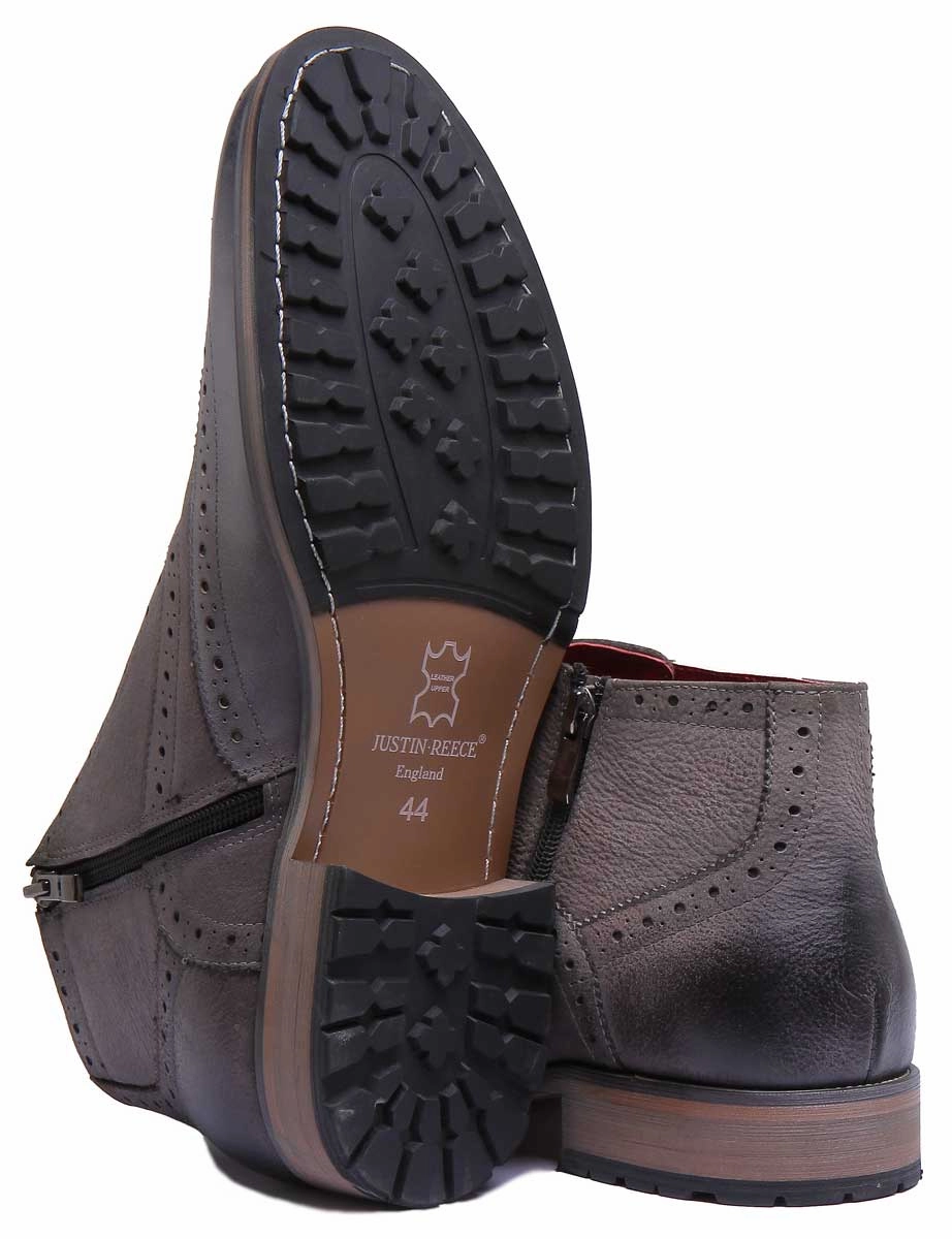 Justin Reess England Bruno In Grey Cushioned Base