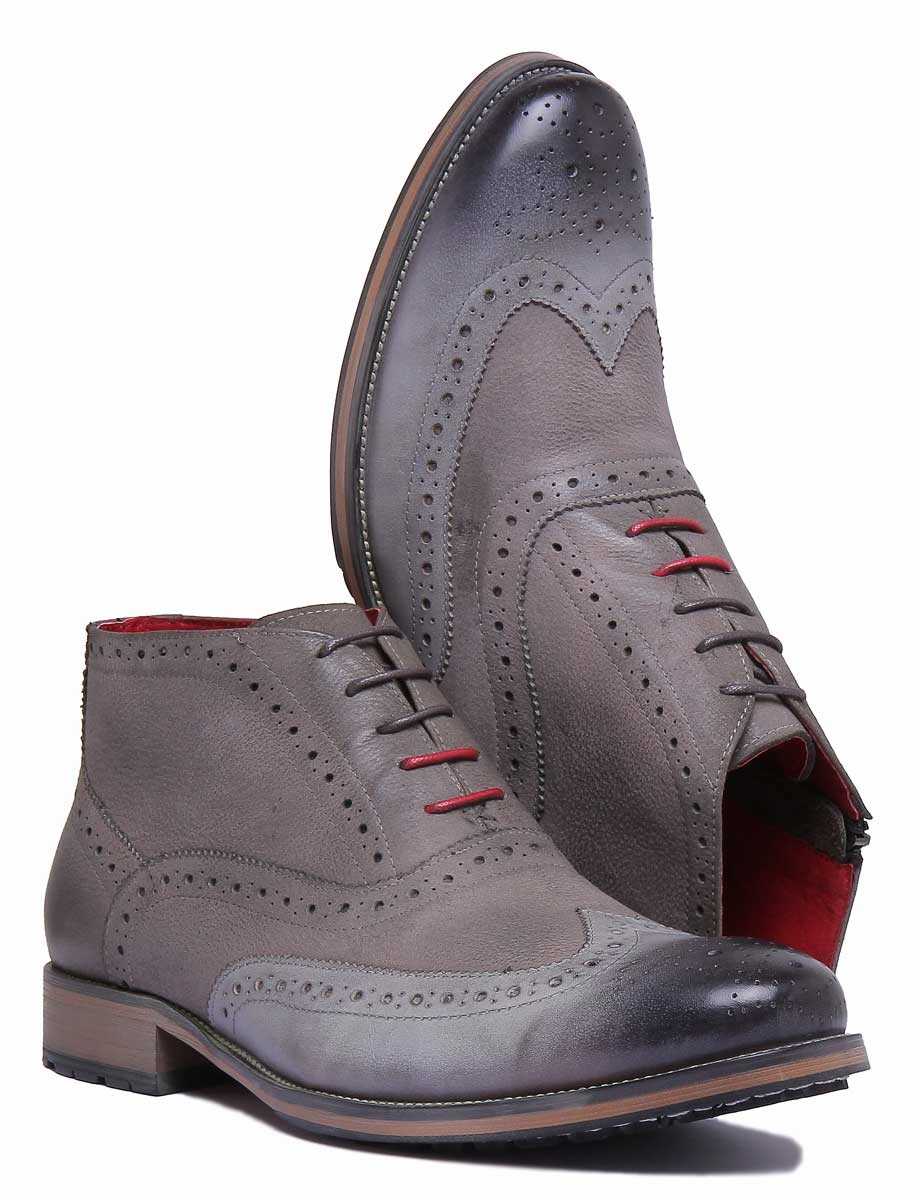 Justin Reess England Bruno In Grey Cushioned Base