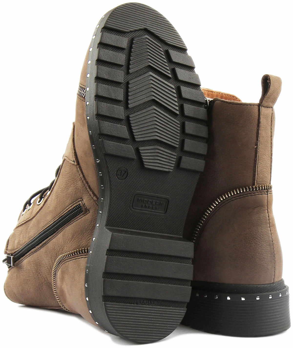 Justin Reess England Charlotte In Brown Rugged Flex Boots Max