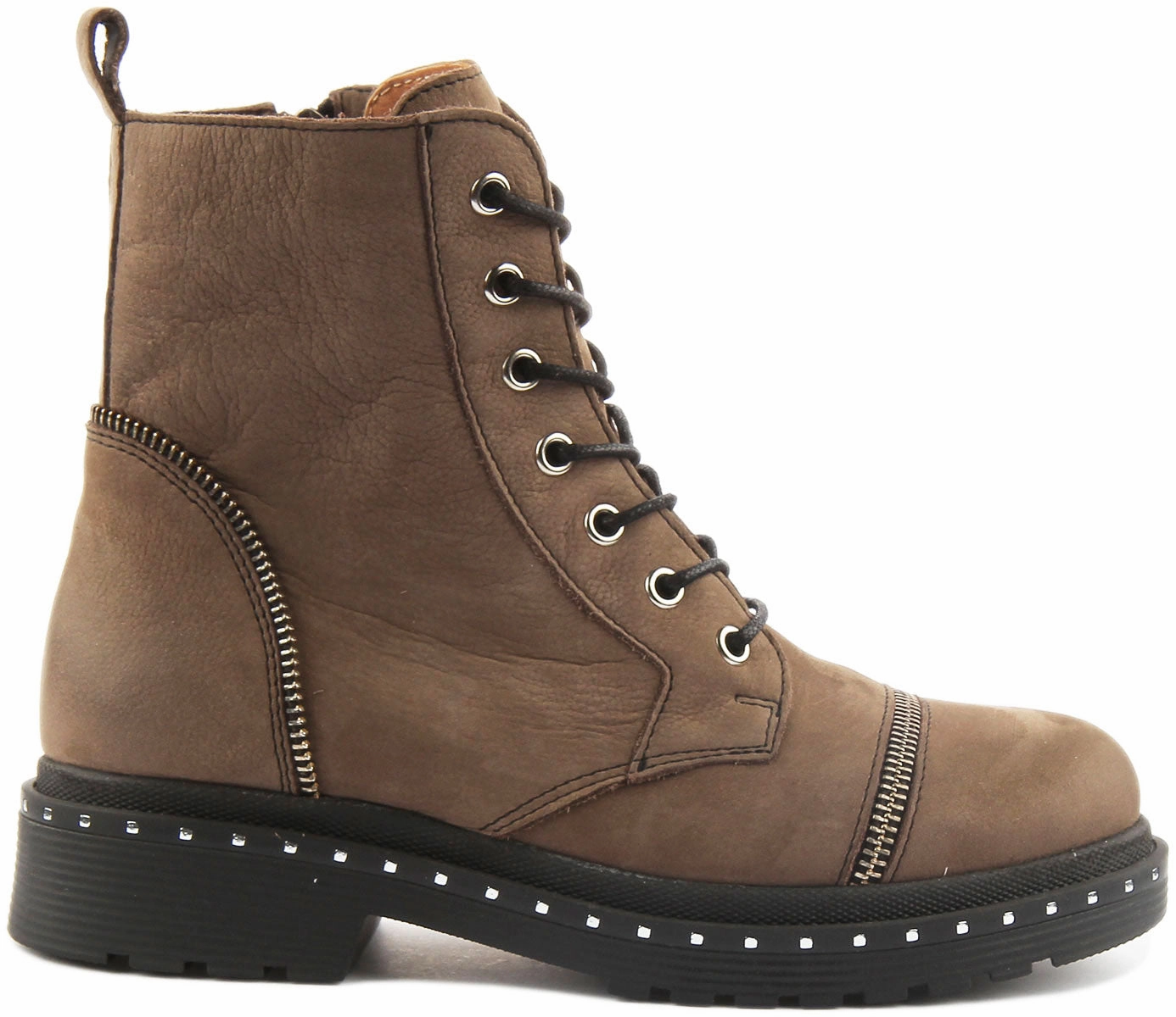 Justin Reess England Charlotte In Brown Rugged Flex Boots Max