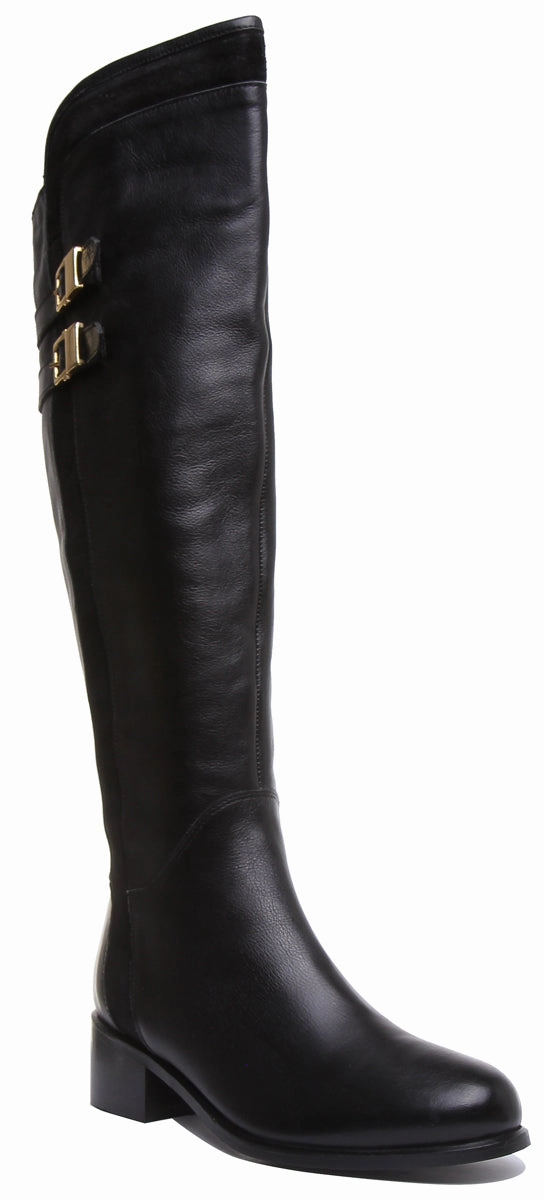 Justin Reess England Freya In Black Timeless Style Boots Winter Glam