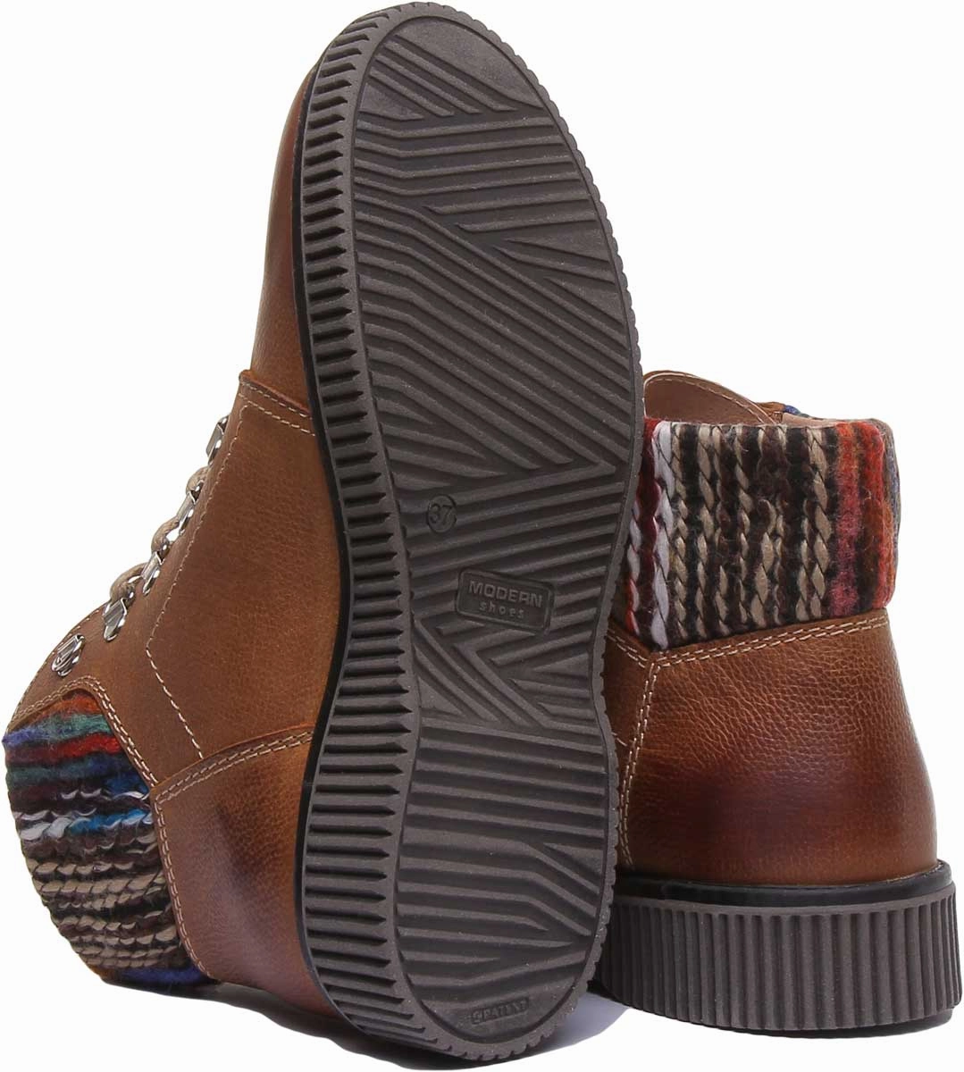 Justin Reess England Grace In Brown Trail Cushion