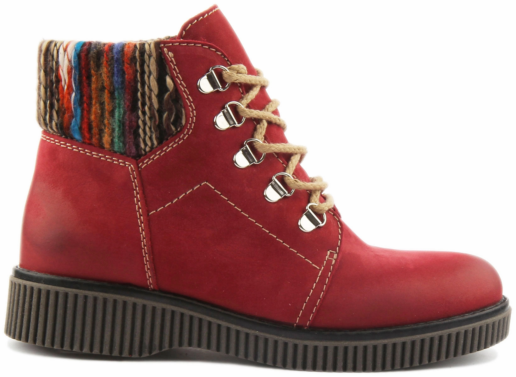 Justin Reess England Grace In Red Rugged Terrain Boots