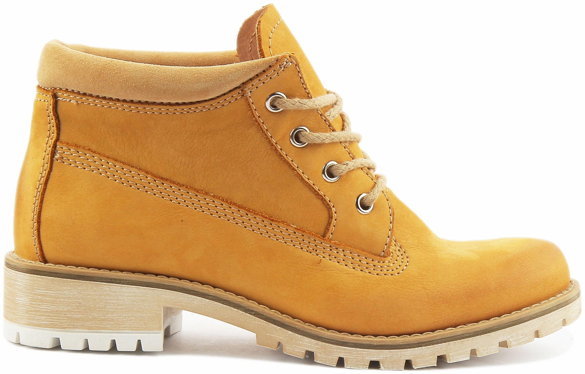 Justin Reess England Stella In Mustard Trail Flex Boots