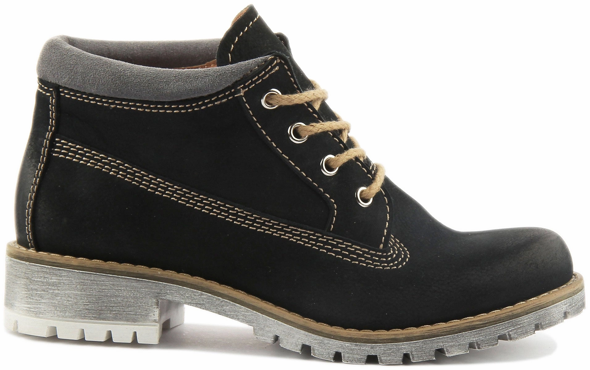 Justin Reess England Stella In Navy Trail Footcare Boots Max