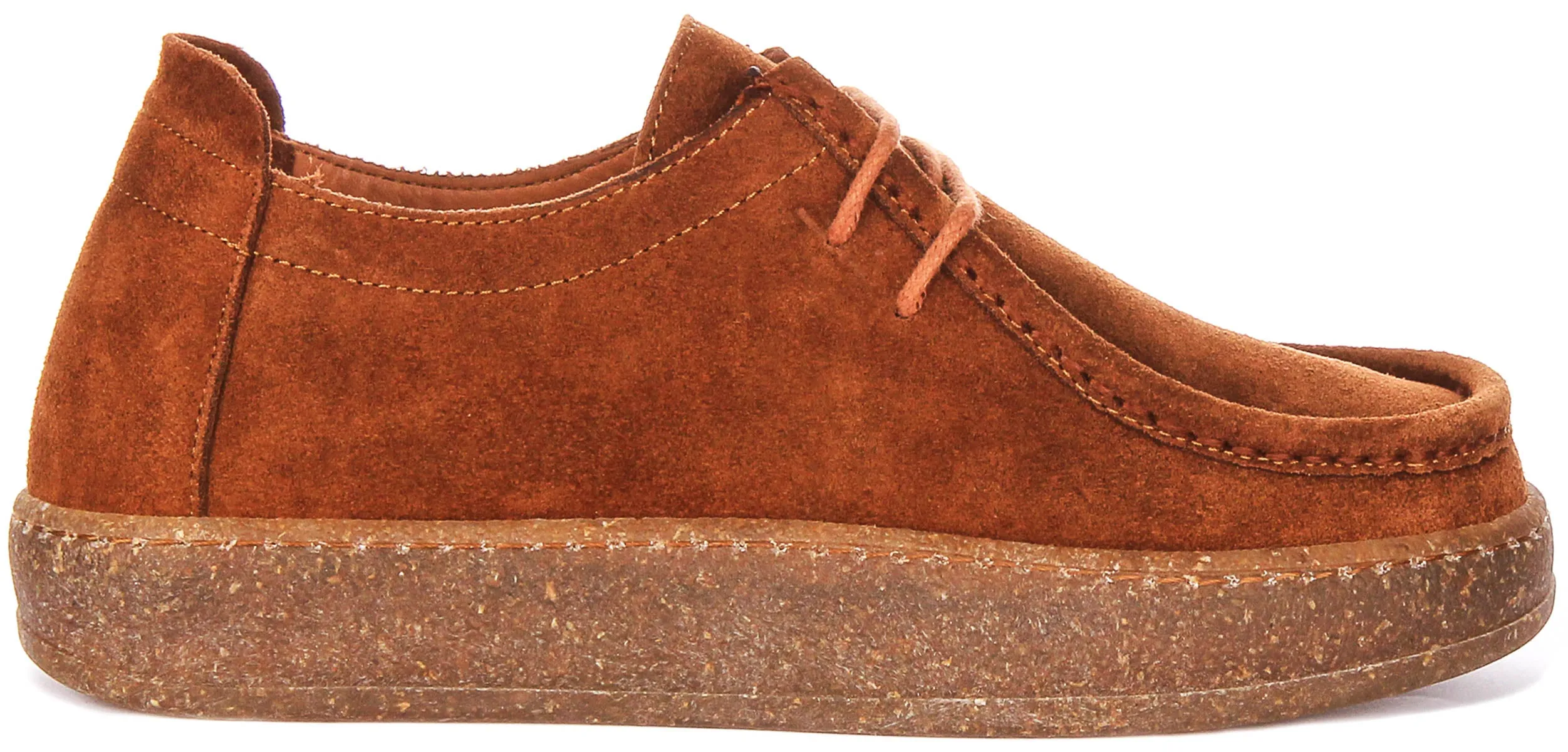 Justinreess England Brynn Suede In Brown For Women Toe room