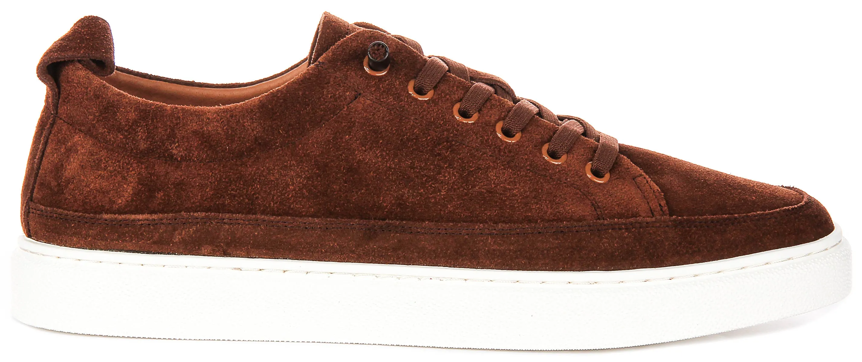 Justinreess England Josh Suede In Brown For Men Stability Fit