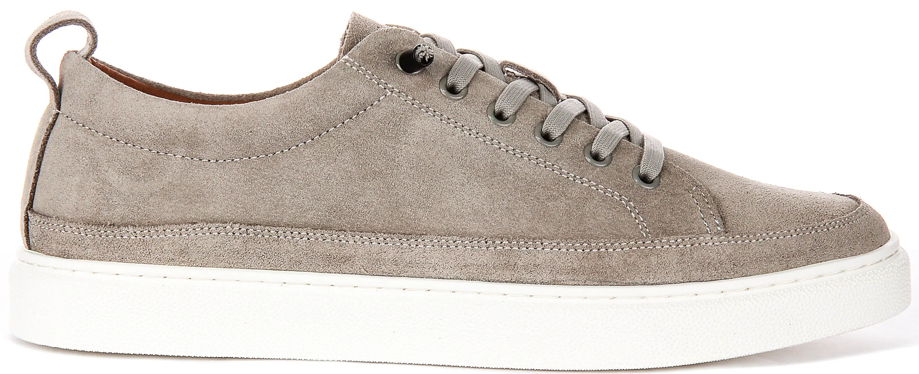Justinreess England Josh Suede In Grey For Men Ankle Stability