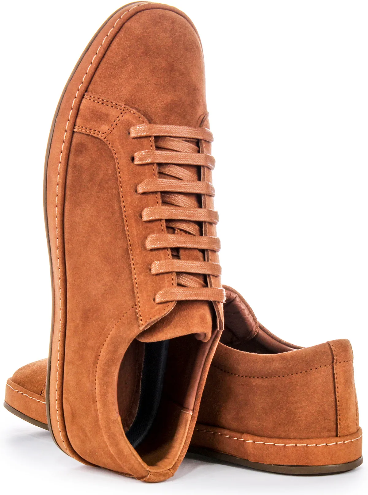 Justinreess England Jude Suede In Brown For Men Quick Bounce