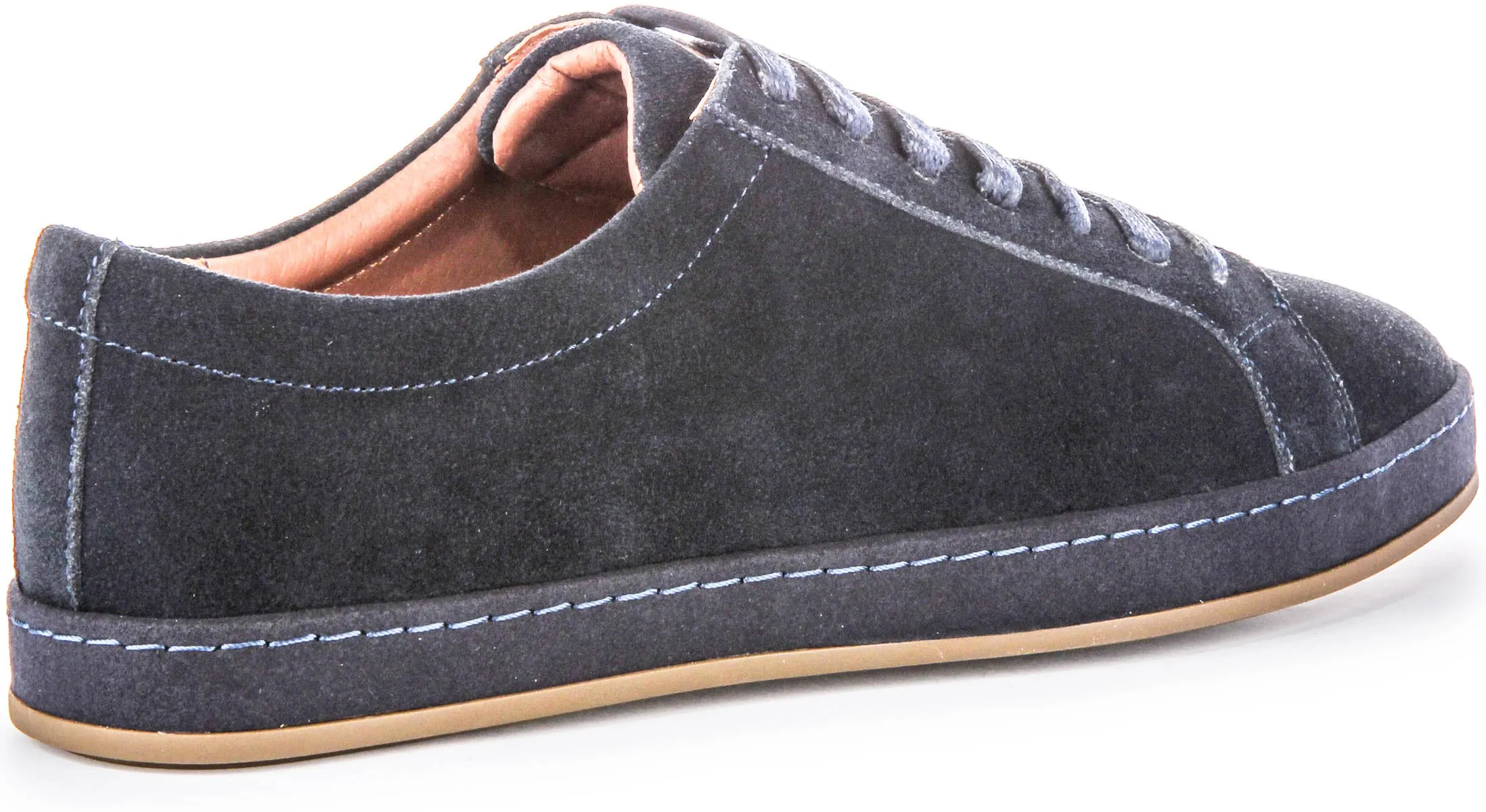 Justinreess England Jude Suede In Navy For Men Foam Core