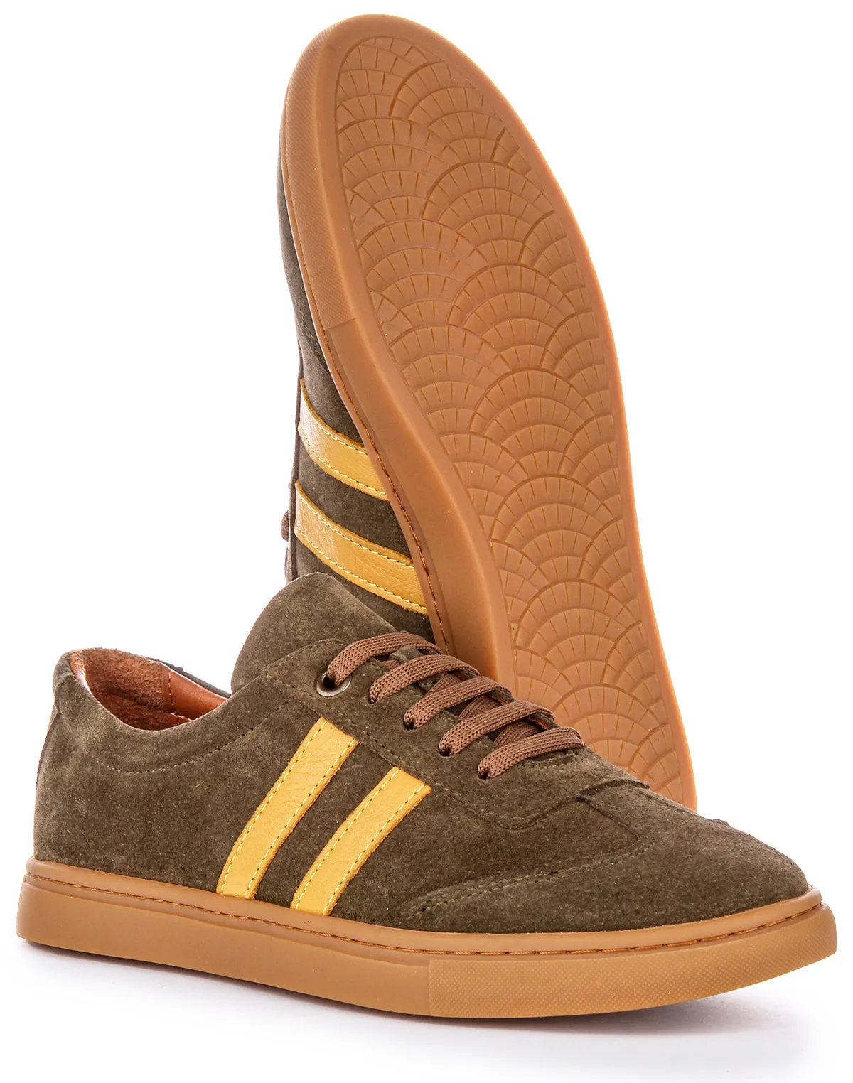 Justinreess England Sadie In Khaki Yellow For Women Easy Stride