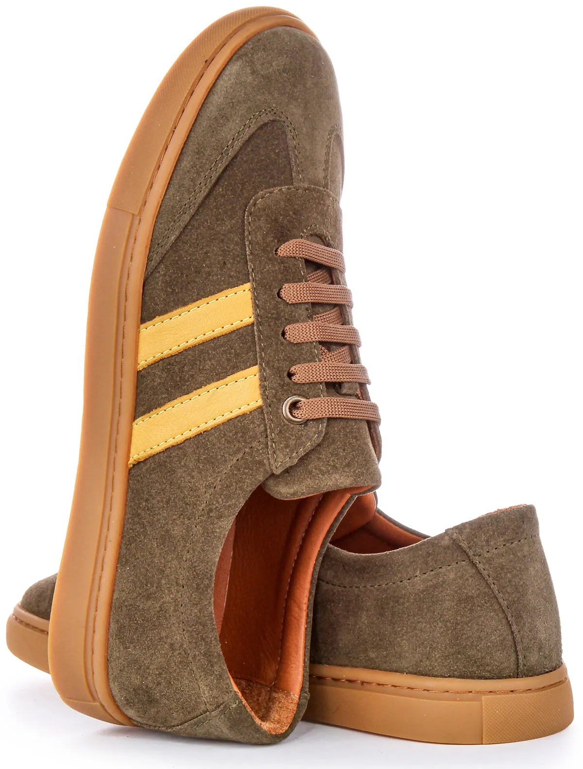 Justinreess England Sadie In Khaki Yellow For Women Easy Stride