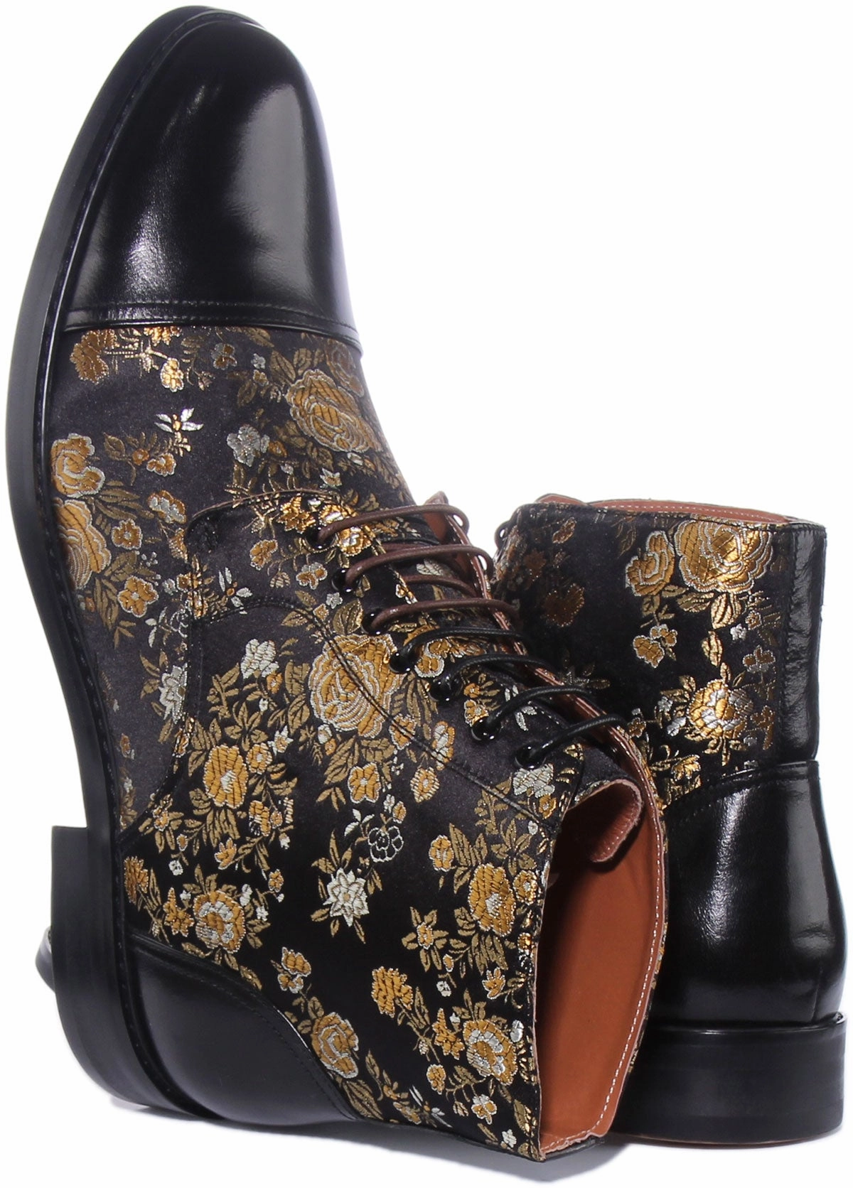 Justinreess England Adam Floral In Black For Men Easy To Clean