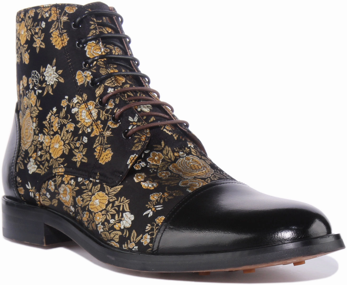 Justinreess England Adam Floral In Black For Men Camping Trip