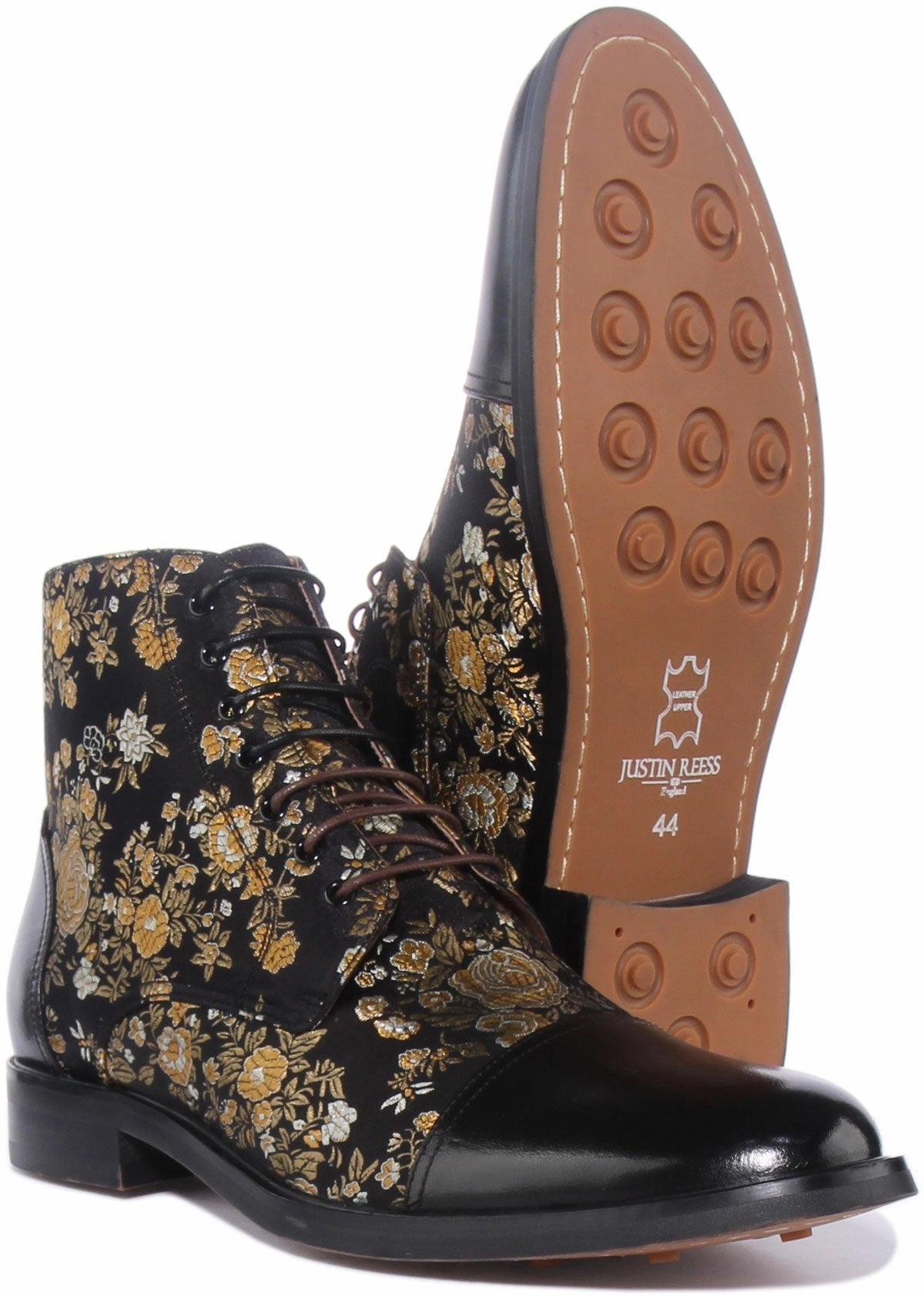 Justinreess England Adam Floral In Black For Men Easy To Clean