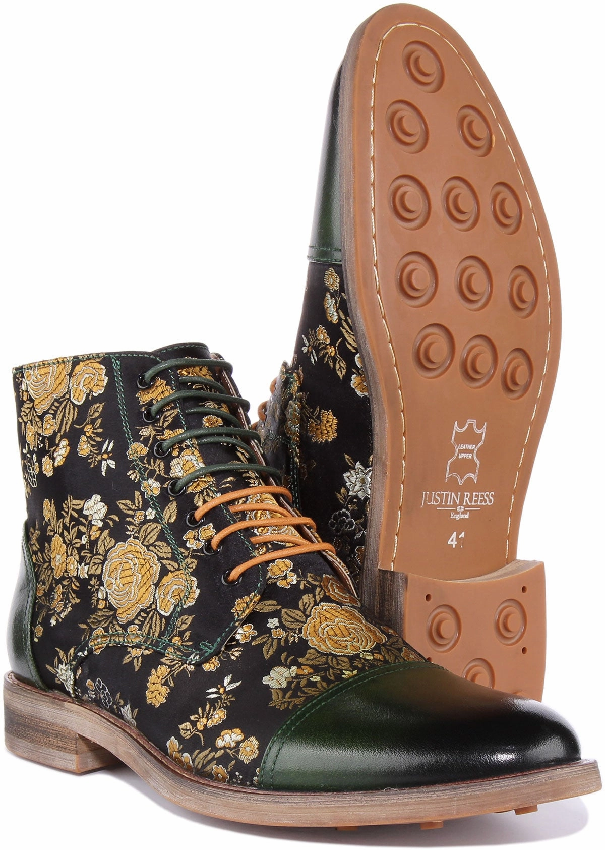 Justinreess England Adam Floral In Green For Men Chill Control