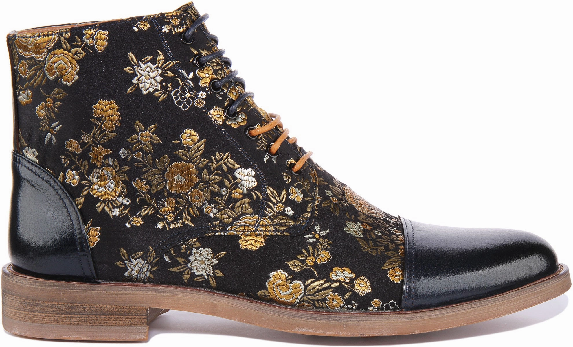 Justinreess England Adam Floral In Navy For Men Street Tough