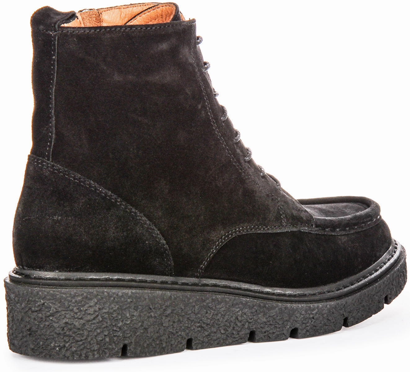 Justinreess England Alani In Black Suede For Women Trail Balance Gear