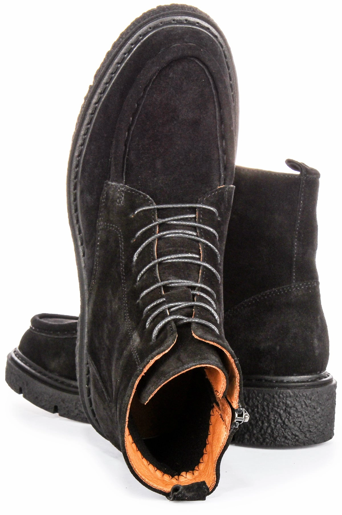 Justinreess England Alani In Black Suede For Women Trail Balance Gear