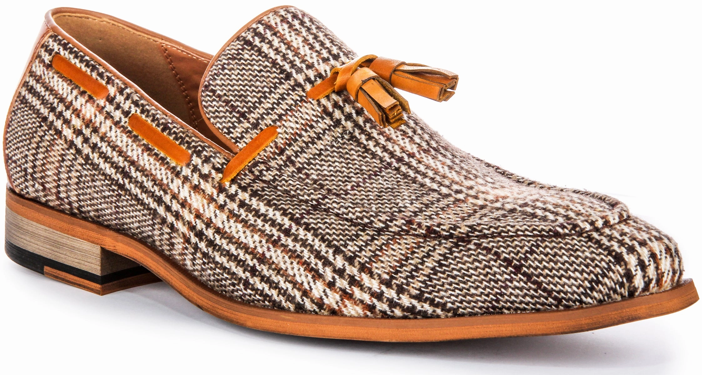 Garden Tour Justinreess England Albie Fabric In Brown Beige For Men