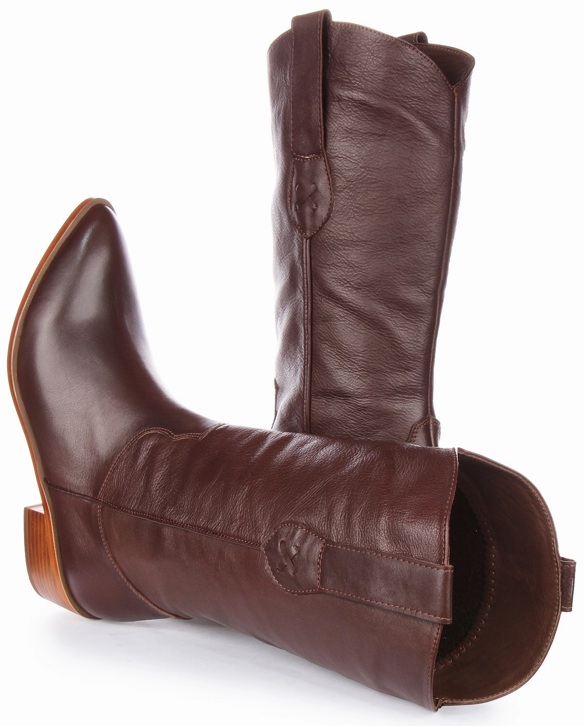 Justinreess England Anna In Brown For Women Smooth Heel