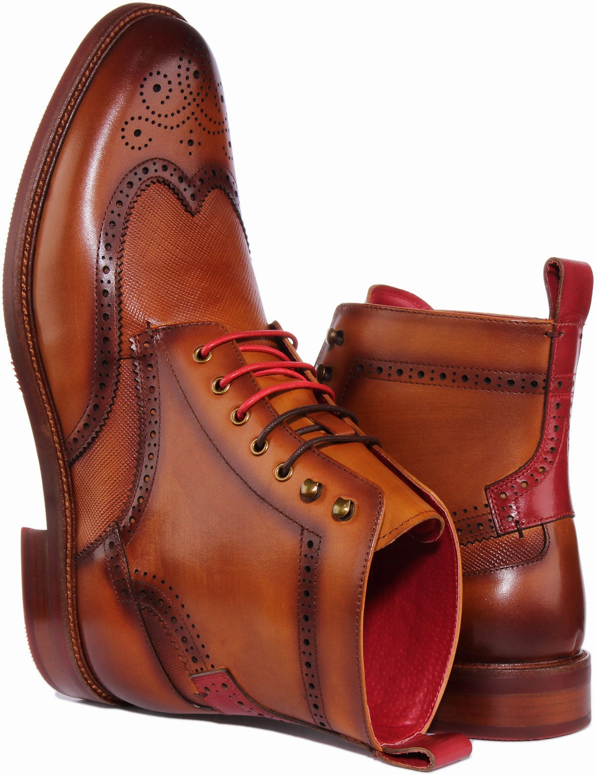 Justinreess England Cameron In Brown For Men Form Fitting