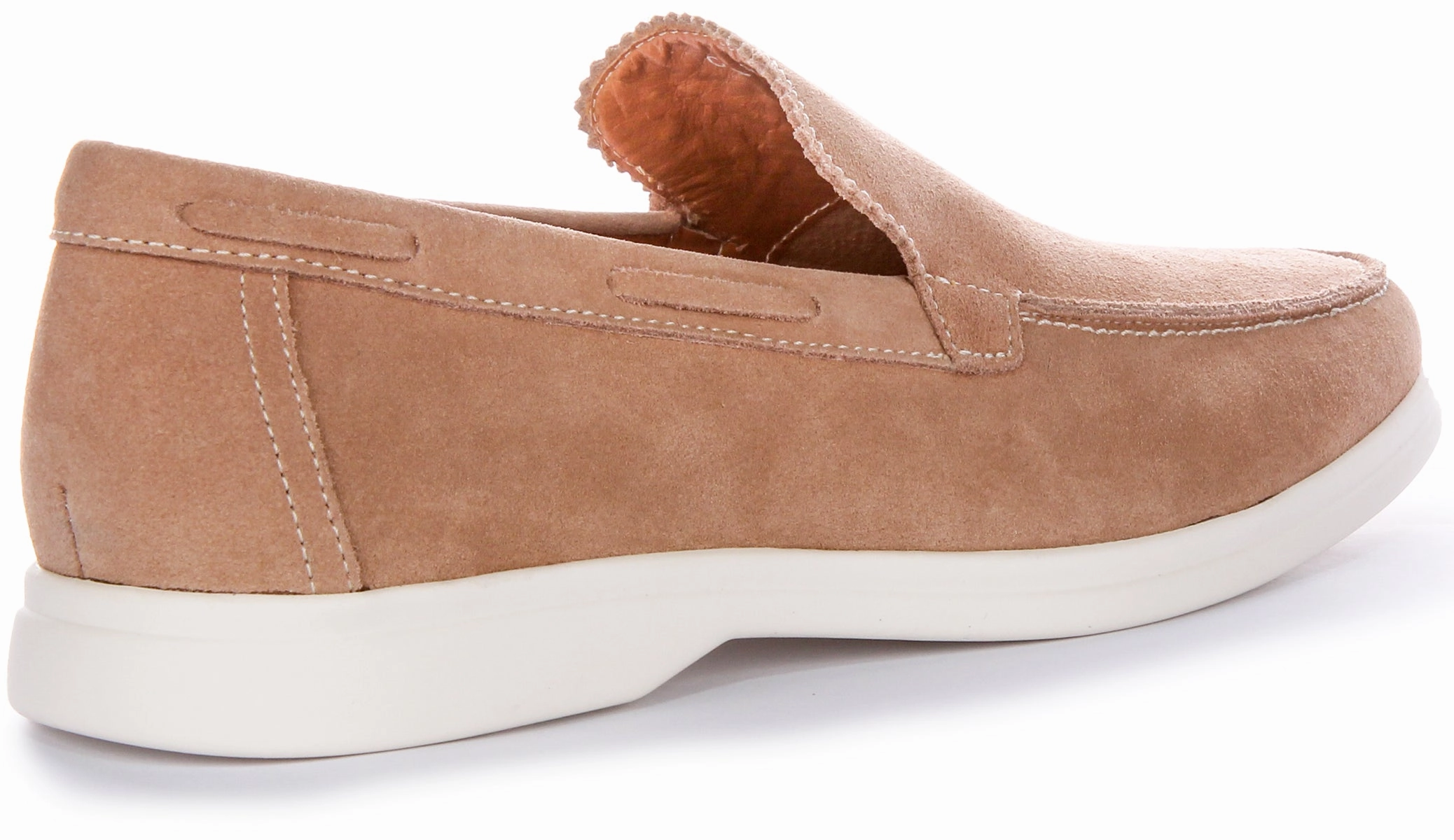 Justinreess England Charles In Beige For Men Travel Step Glide-In