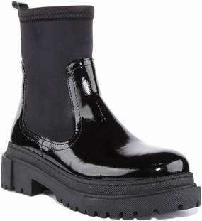 Waterproof Protection Back Country Justinreess England Claudia In Black Patent For Women