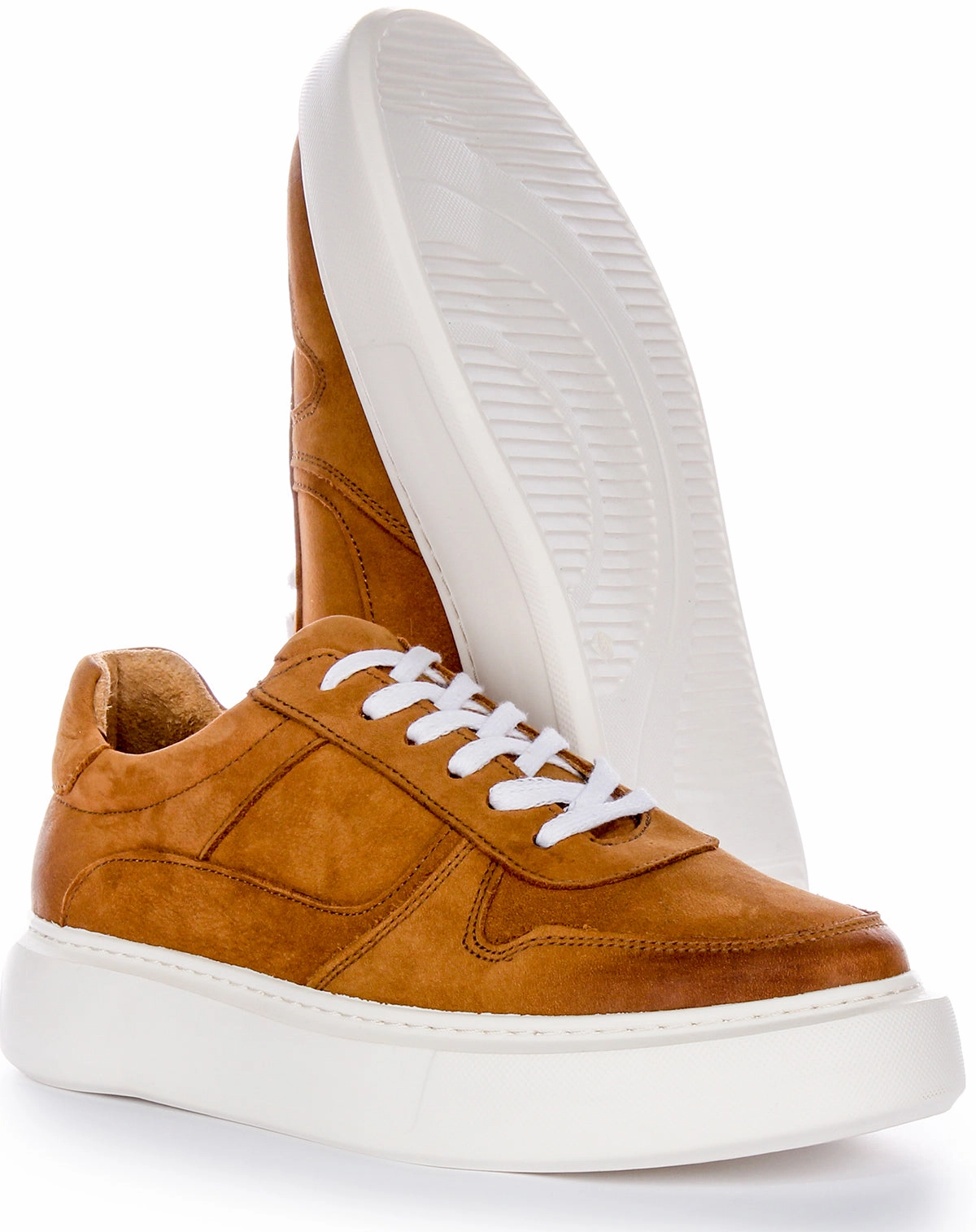 Justinreess England Conroy In Tan Brown For Men Light Comfort