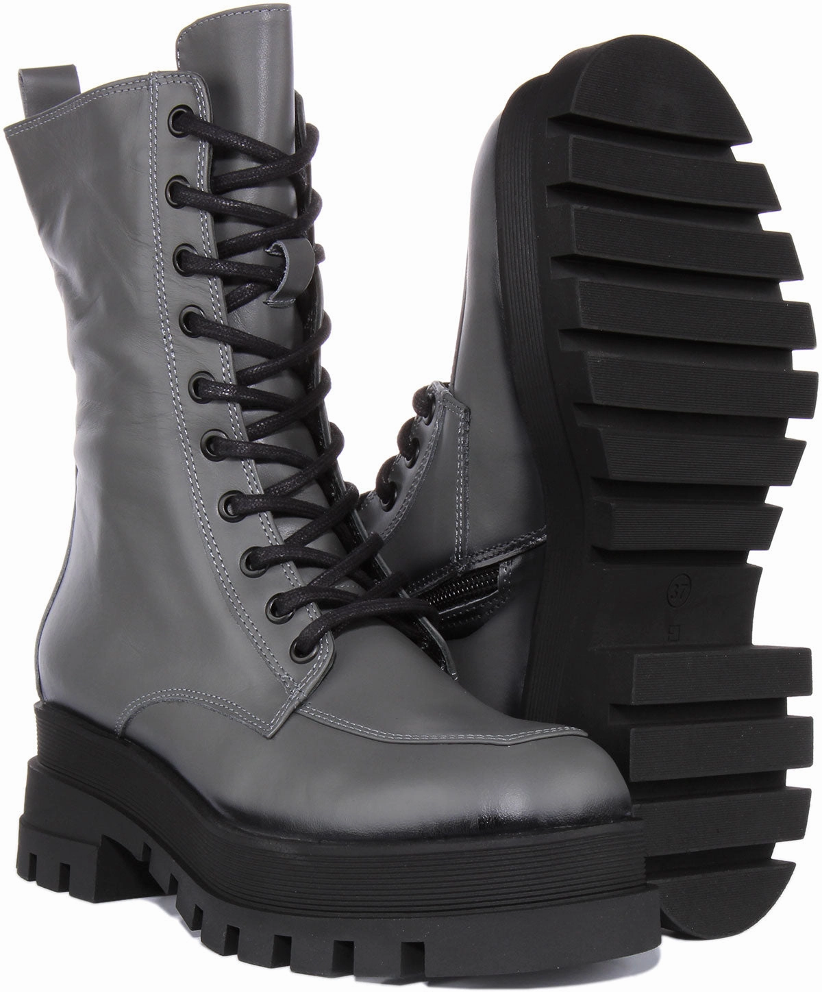 Justinreess England Darcie In Grey For Women Trek Motion Boots Max