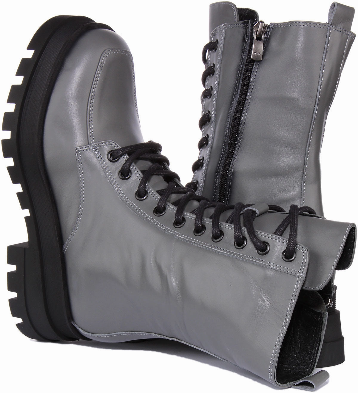 Justinreess England Darcie In Grey For Women Trek Motion Boots Max