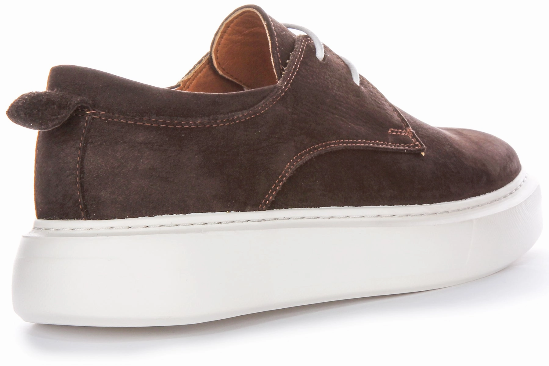 Justinreess England Earl In Chocobrown For Men Soft Upper Layer