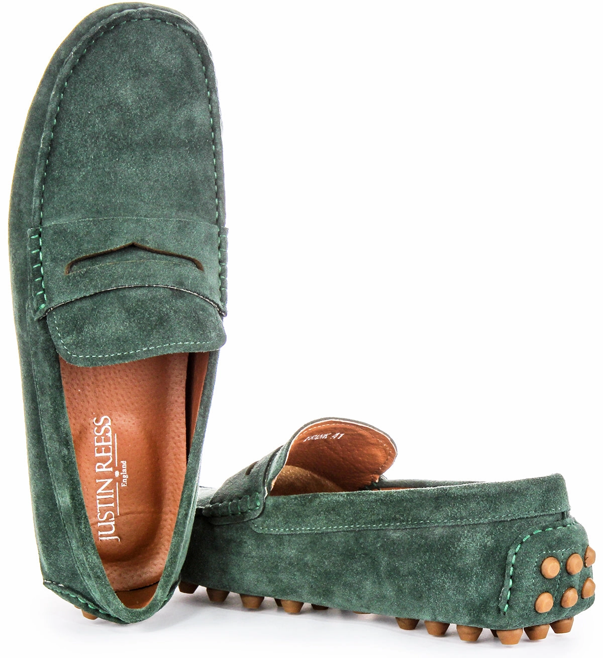 Justinreess England Frank In Green For Men Flexible Step